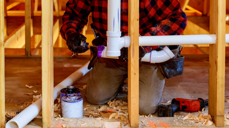 plumbing for new construction
